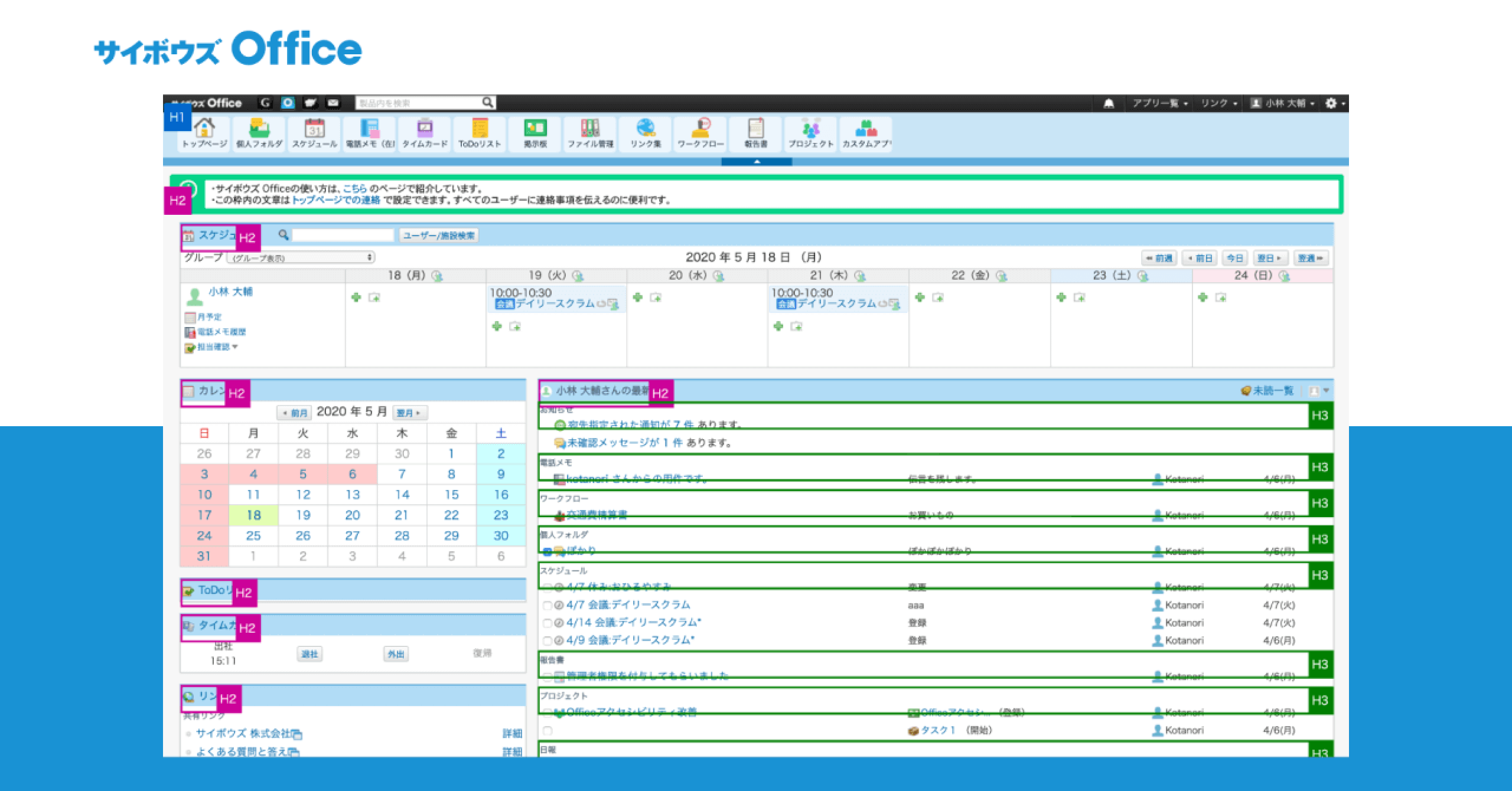 着実に改善するアクセシビリティ ー サイボウズ Officeを例に。｜Cocoda