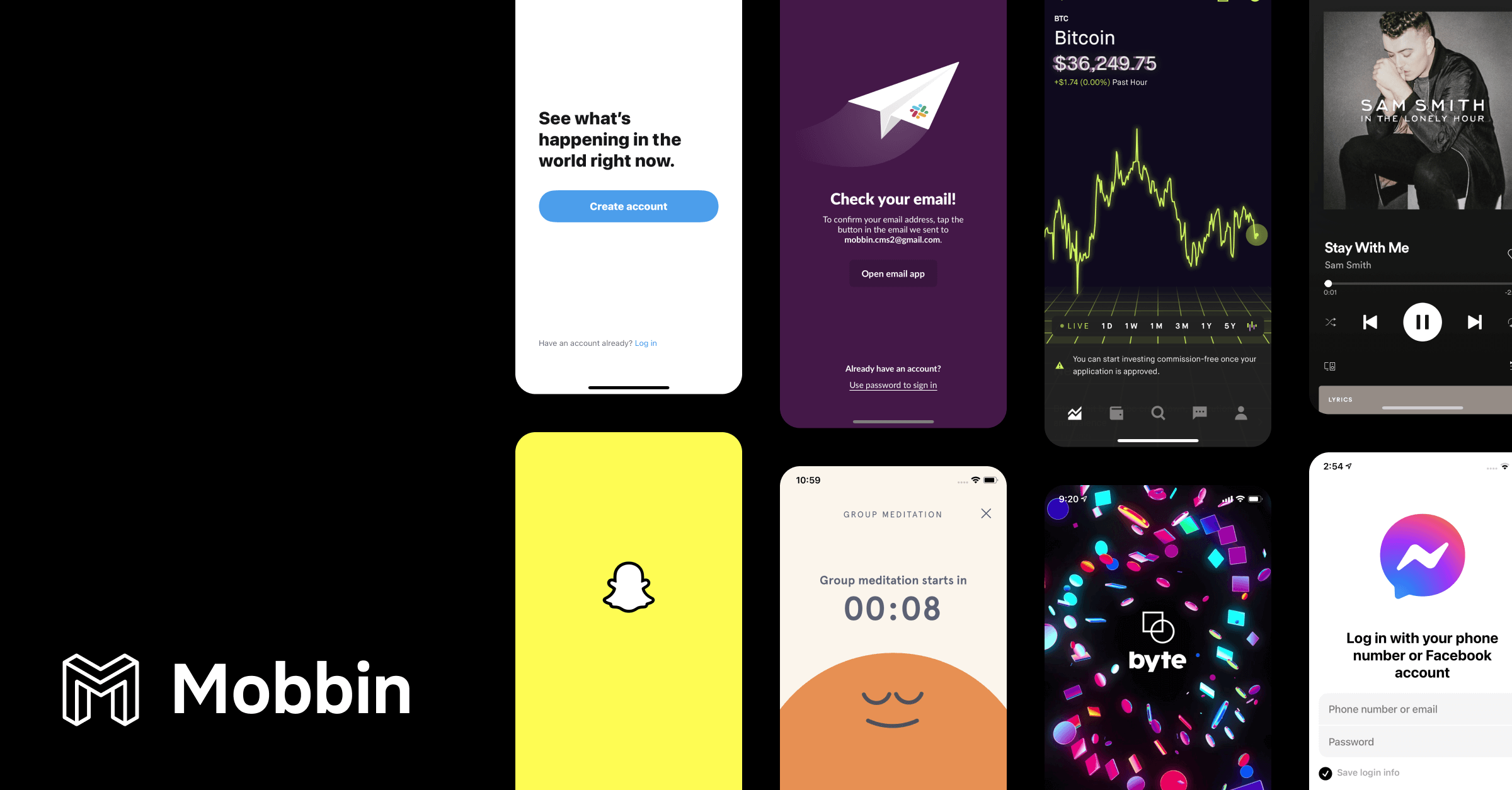 Mobbin - The world’s largest mobile app design reference library